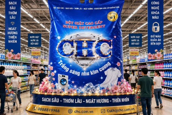 TUYỂN ĐẠI LÝ NHÀ PHÂN PHỐI BỘT GIẶT CHC TRÊN TOÀN QUỐC