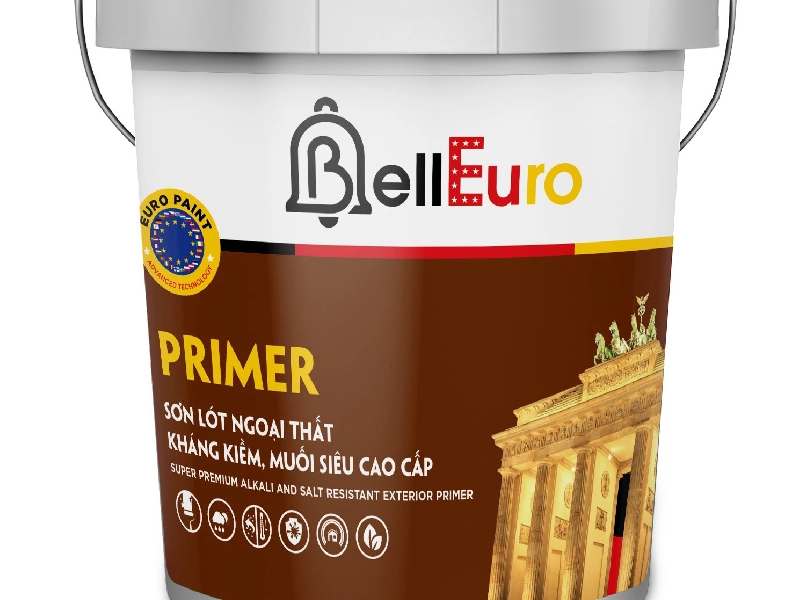 BELL EURO - PRIMER - 17 Lít SƠN LÓT NGOẠI THẤT KHÁNG KIỀM, MUỐI SIÊU CAO CẤP