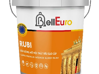 BELL EURO - RUBI - 17 Lít SƠN BÓNG MỜ NỘI THẤT SIÊU CAO CẤP