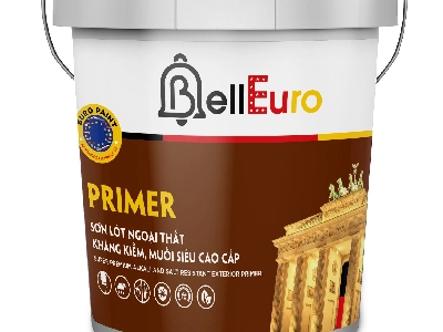 BELL EURO - PRIMER - 17 Lít SƠN LÓT NGOẠI THẤT KHÁNG KIỀM, MUỐI SIÊU CAO CẤP