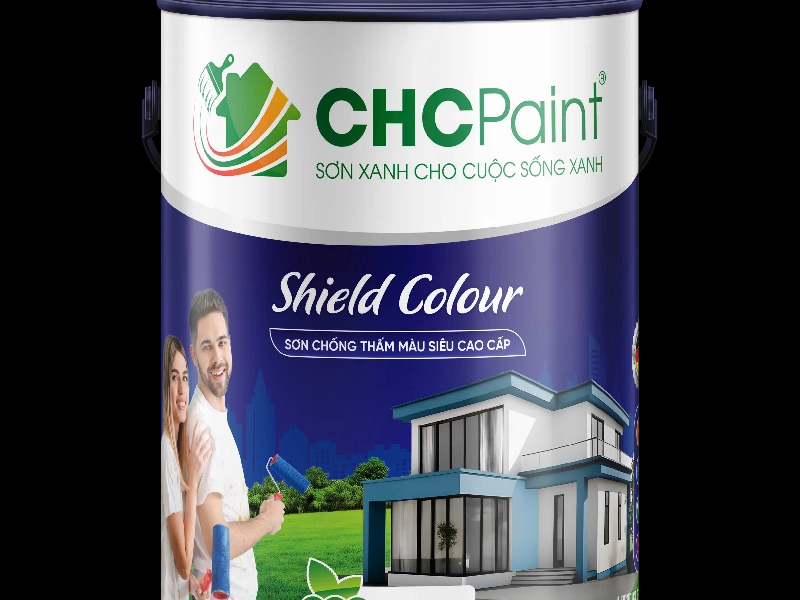 SHIELD COLOUR - SƠN CHỐNG THẤM MẦU SIÊU CAO CẤP 5L
